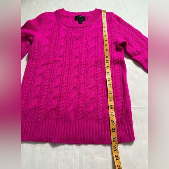 J Crew Women's Pink Italian Cashmere Sweater Size XS - Picture 7 of 8